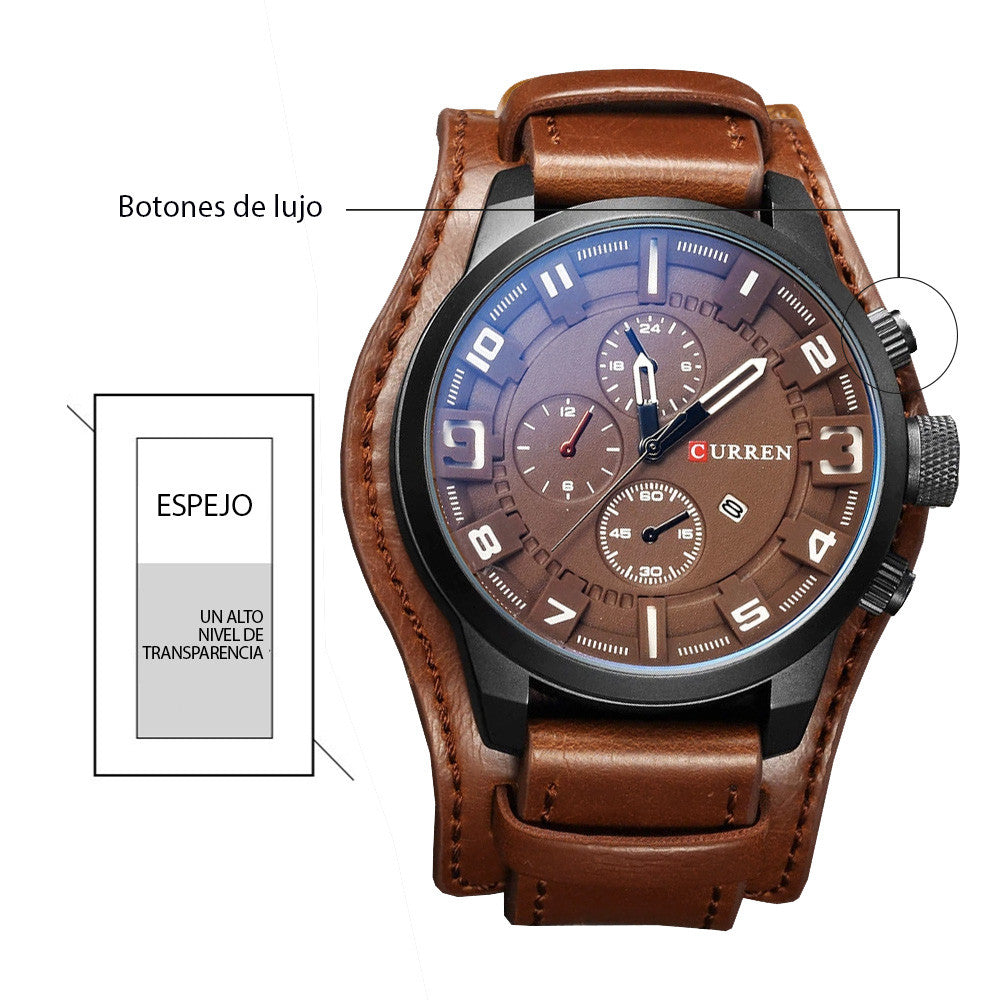 Reloj Curren 8225 Cuero